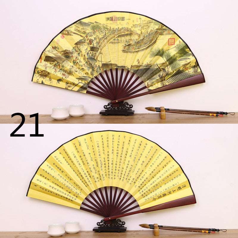 Bamboo craft fan - Amazhona 