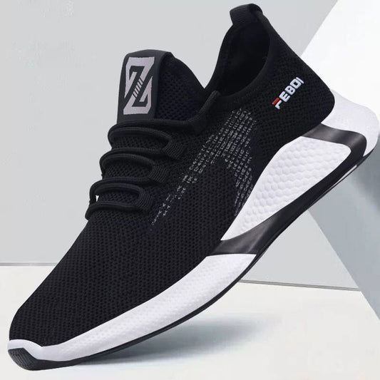 Men's shoes autumn and winter plus velvet casual shoes men's trend sports shoes - Amazhona 