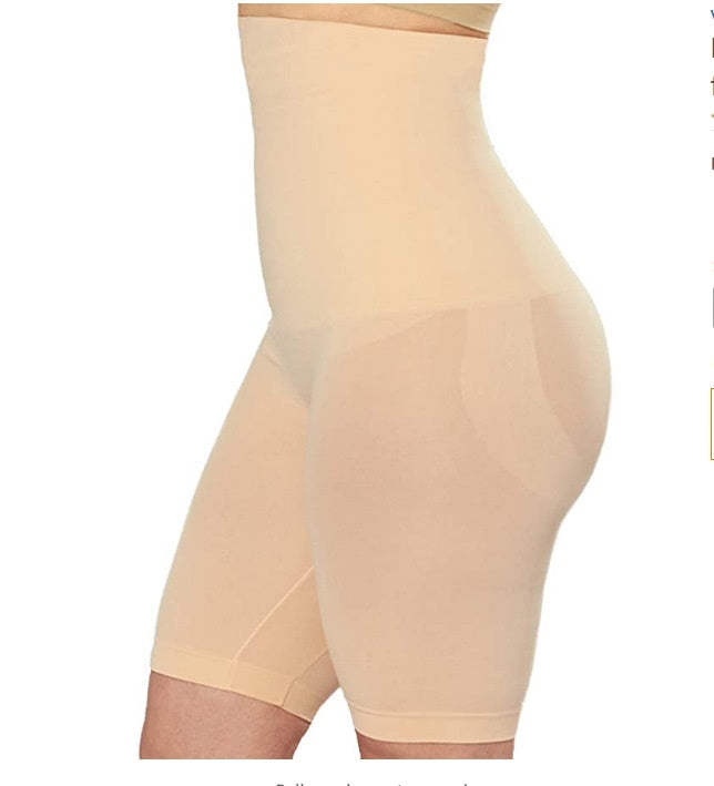 High Waist Plastic Non-slip Boxer Pants - Amazhona 