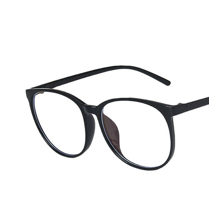 Large Frame Anti-blue Light Glasses Frame Myopia Finished Flat Frame - Amazhona 