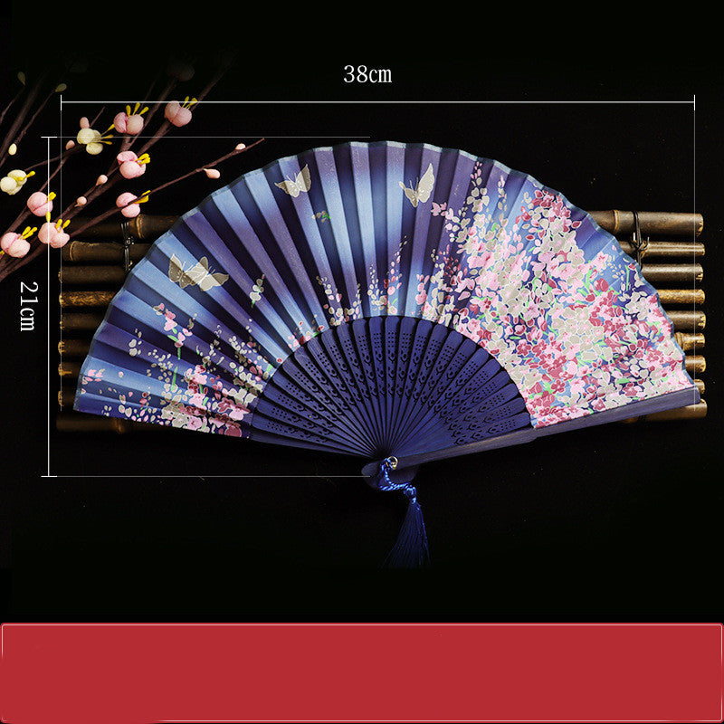 Home Fashion Japanese Print Folding Fan - Amazhona 