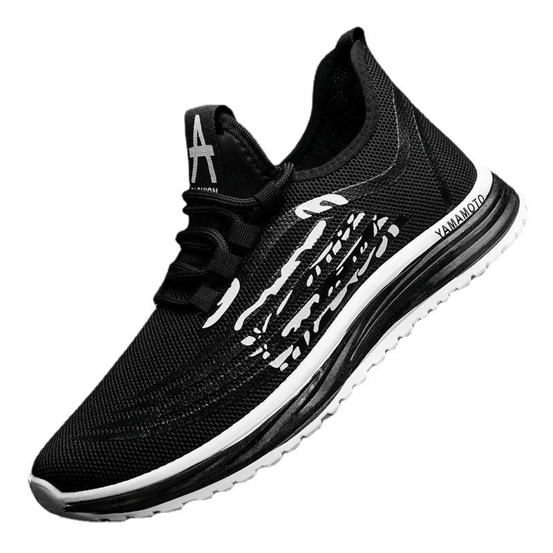 Men's Breathable Casual Running Fashion Shoes Youth Soft Sole Mesh - Amazhona 