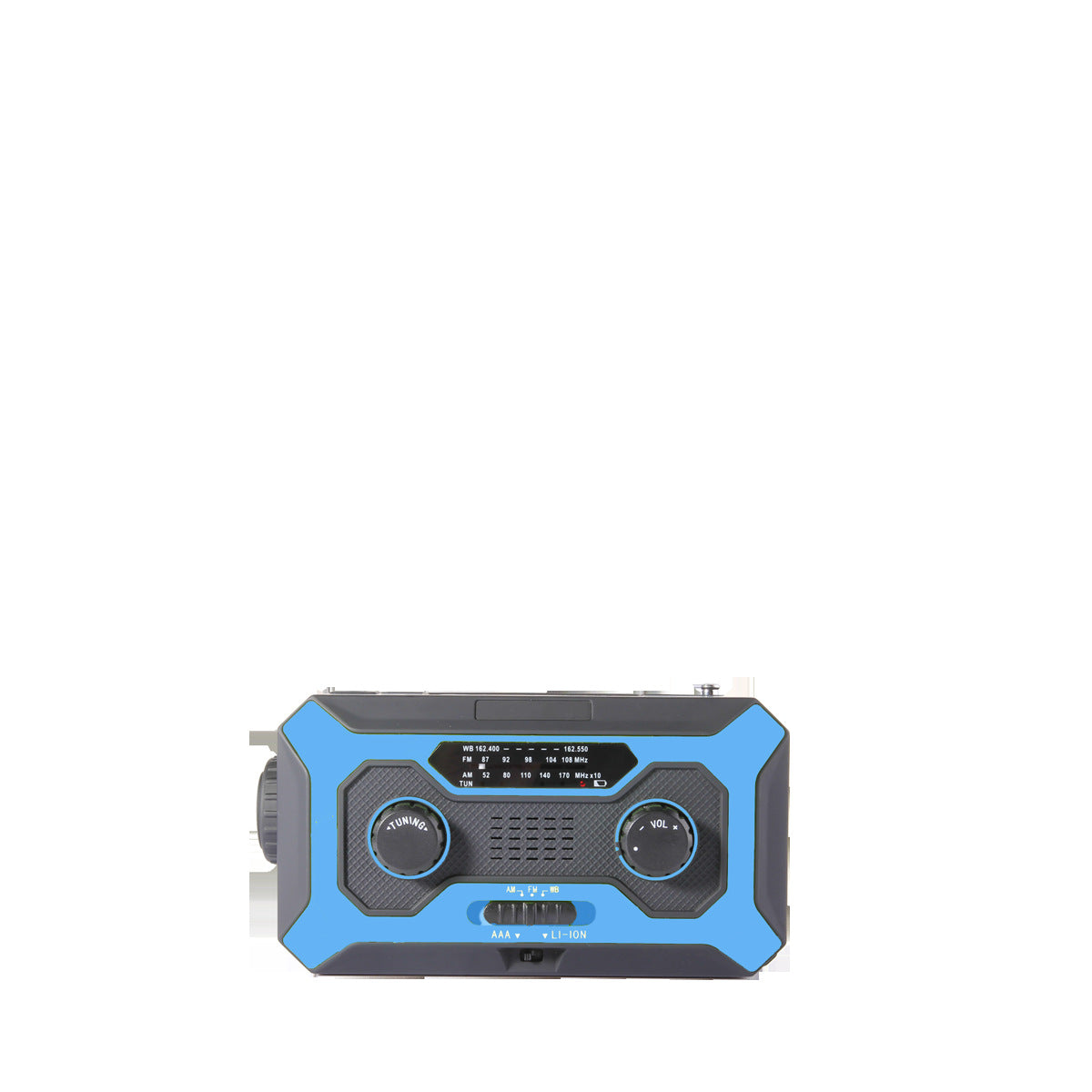 LED Lighting Solar Hand-cranked Power Bank Radio - Amazhona 