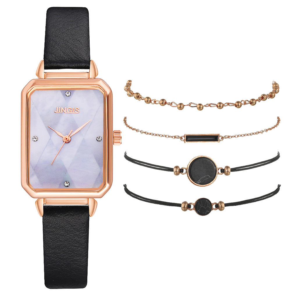 Fashion Quartz Watch Simple Classic Watch Female Niche All-match Female Watch - Amazhona 