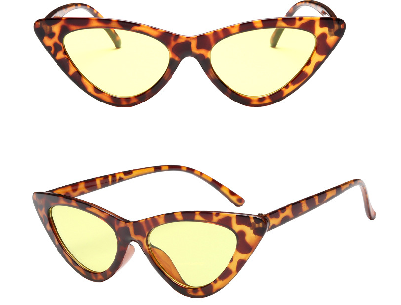 Trendy Triangle Cat Eye Sunglasses European And American Street Couple Style - Amazhona 