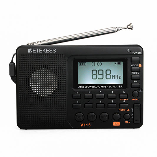 Radio Full Band Radio Recorder FM AM MP3 Playback - Amazhona 