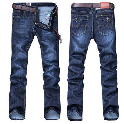 Explosive Fall Winter New Straight Slim Men's Jeans - Amazhona 