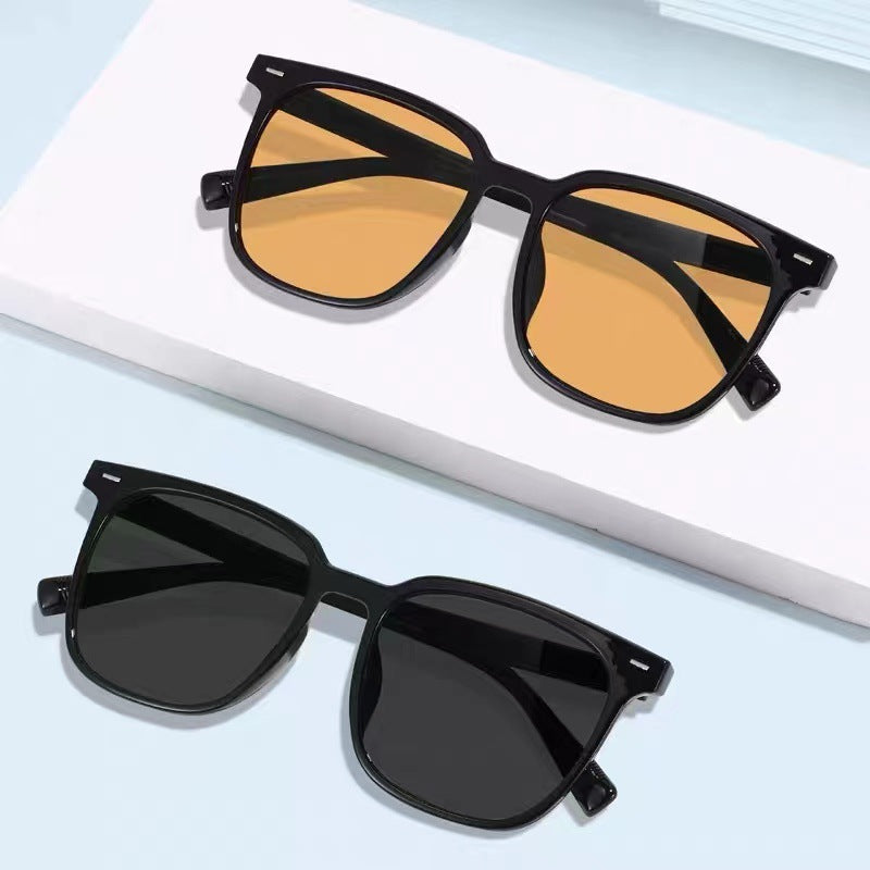 Men's And Women's Fashion Retro Box Sunglasses - Amazhona 