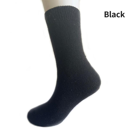 Wool Socks Thickened And Plush Warm Terry Middle Cylinder - Amazhona 