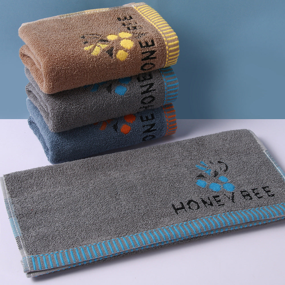 Absorbent Thickened Cotton Towel With Hand Gift - Amazhona 