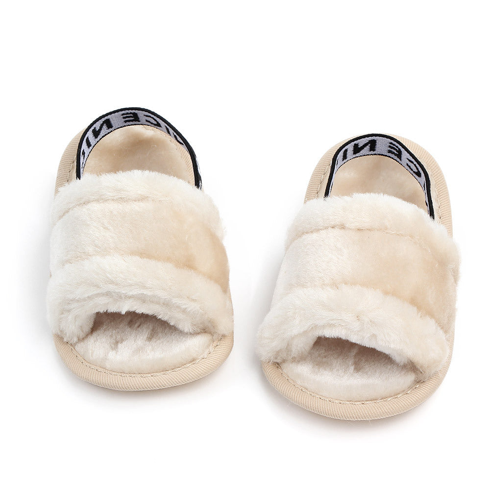 Hairy sandals Baby shoes - Amazhona 