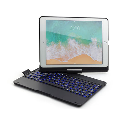 Compatible with Apple, Rotatable Bluetooth Ipad Touch Keyboard With Backlight - Amazhona 