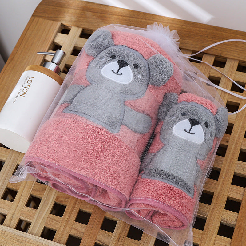 Quality Towel Bath Towel Gift Set Warp Knitting Thickened