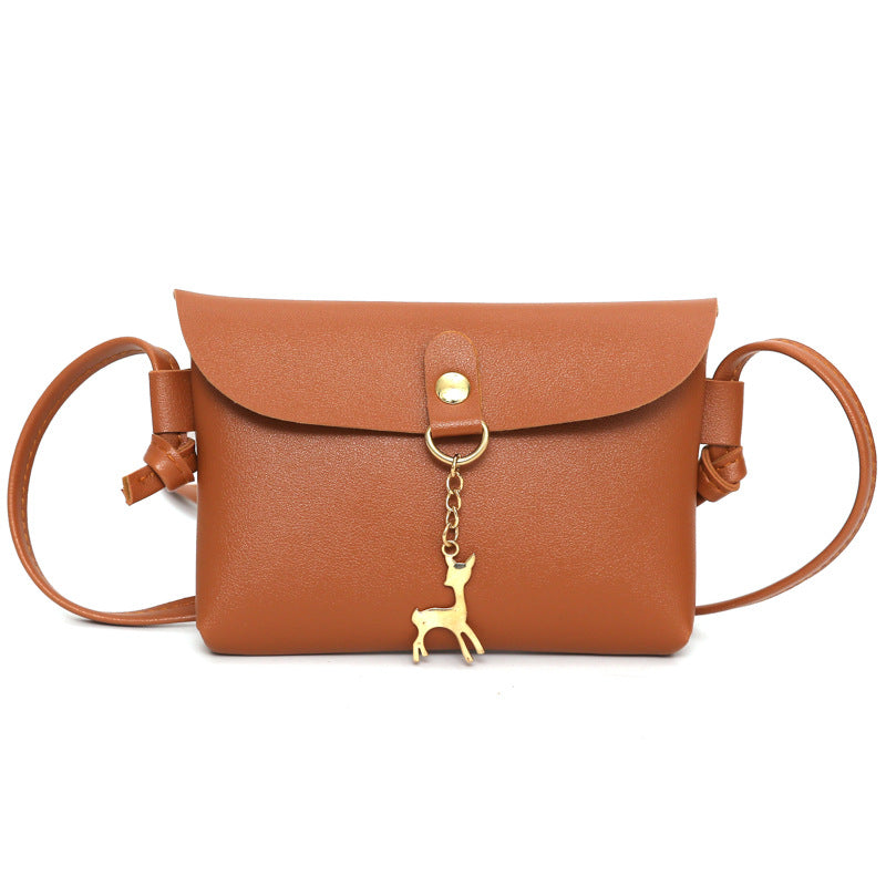 Ladies casual PU shoulder bag - Amazhona 