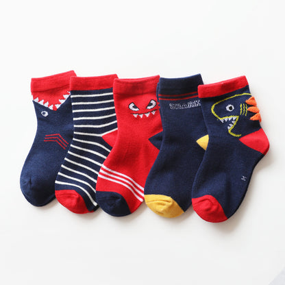 Cartoon Animal Cotton Socks For Boys And Girls - Amazhona 