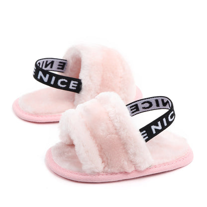 Hairy sandals Baby shoes - Amazhona 