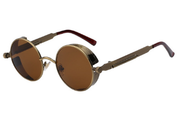 Austin Powers Vintage Round Metal Frame Sunglasses - Amazhona 