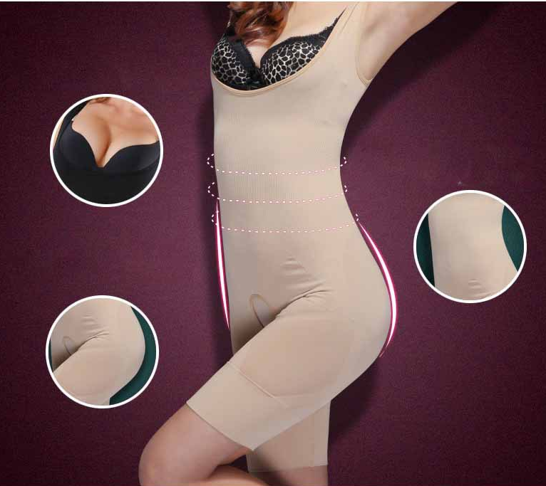 Women Body Shaper Slimming Underwear Vest Bodysuits Shapewear Tummy Control Underbust - Amazhona 