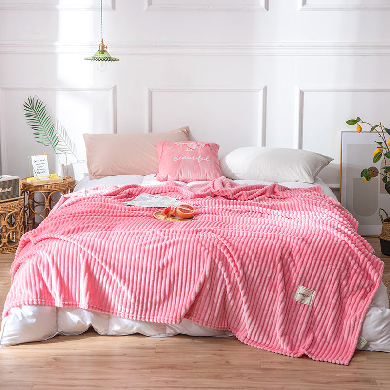 Flannel sheets Solid blanket - Amazhona 