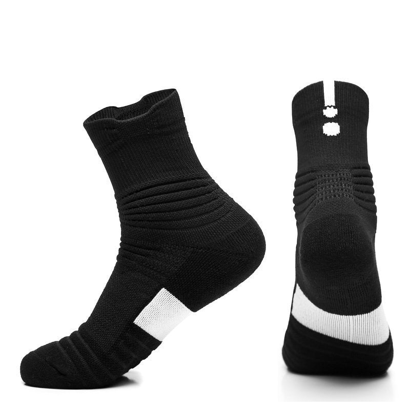 Basketball Socks Men's Thickened Long Tube High-top Sports Socks - Amazhona 