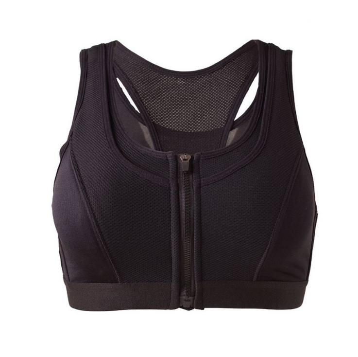 Fitness sports shirt bra sports Yoga women Zipper sports vest Bra Top women sport bra running Sexy 6603 - Amazhona 