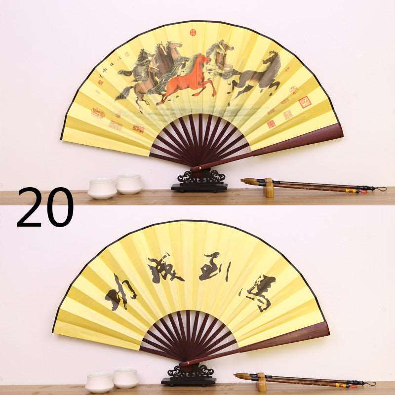 Bamboo craft fan - Amazhona 