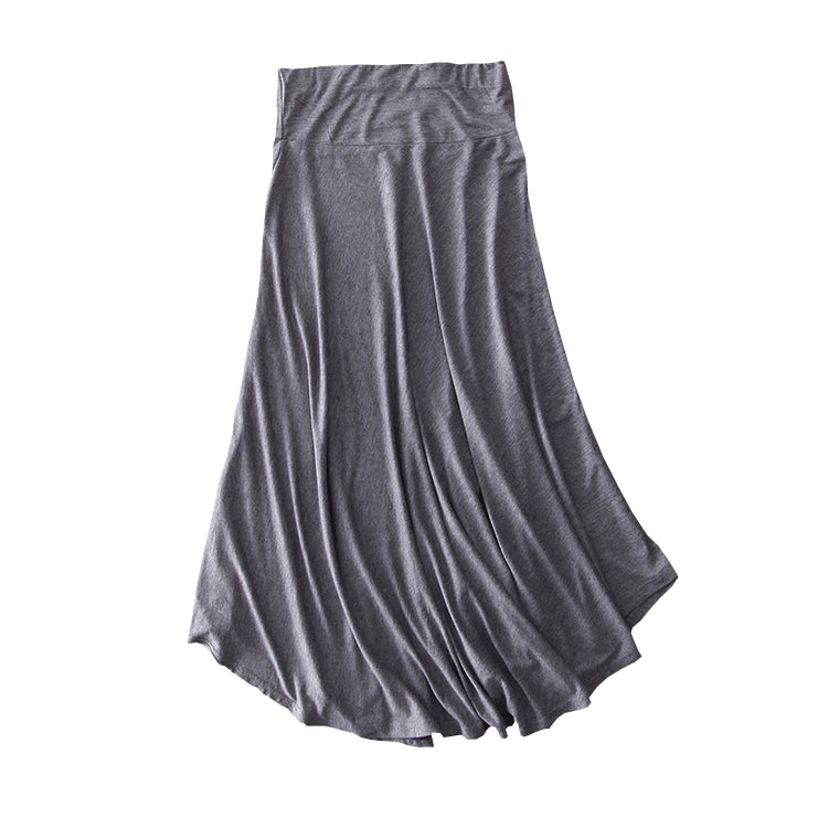 Women's Fashion Simple Solid Color Irregular Skirt - Amazhona 