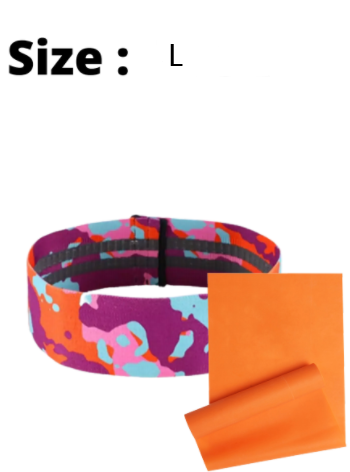 Anti-slip yoga camouflage color resistance band - Amazhona 