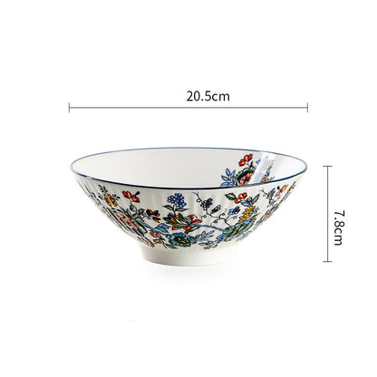 New Chinese Tableware Ceramic Rice Bowl - Amazhona 