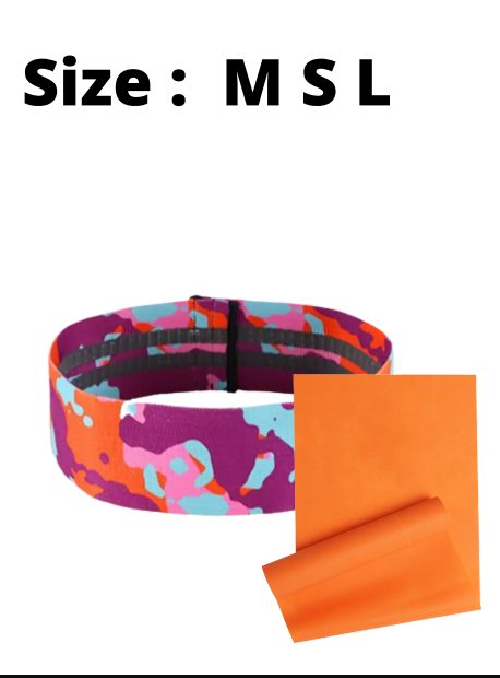 Anti-slip yoga camouflage color resistance band - Amazhona 