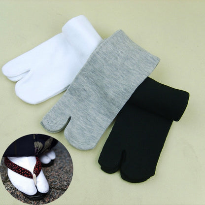 Japanese men's socks, women's socks, two toe socks, toe socks, wooden socks - Amazhona 