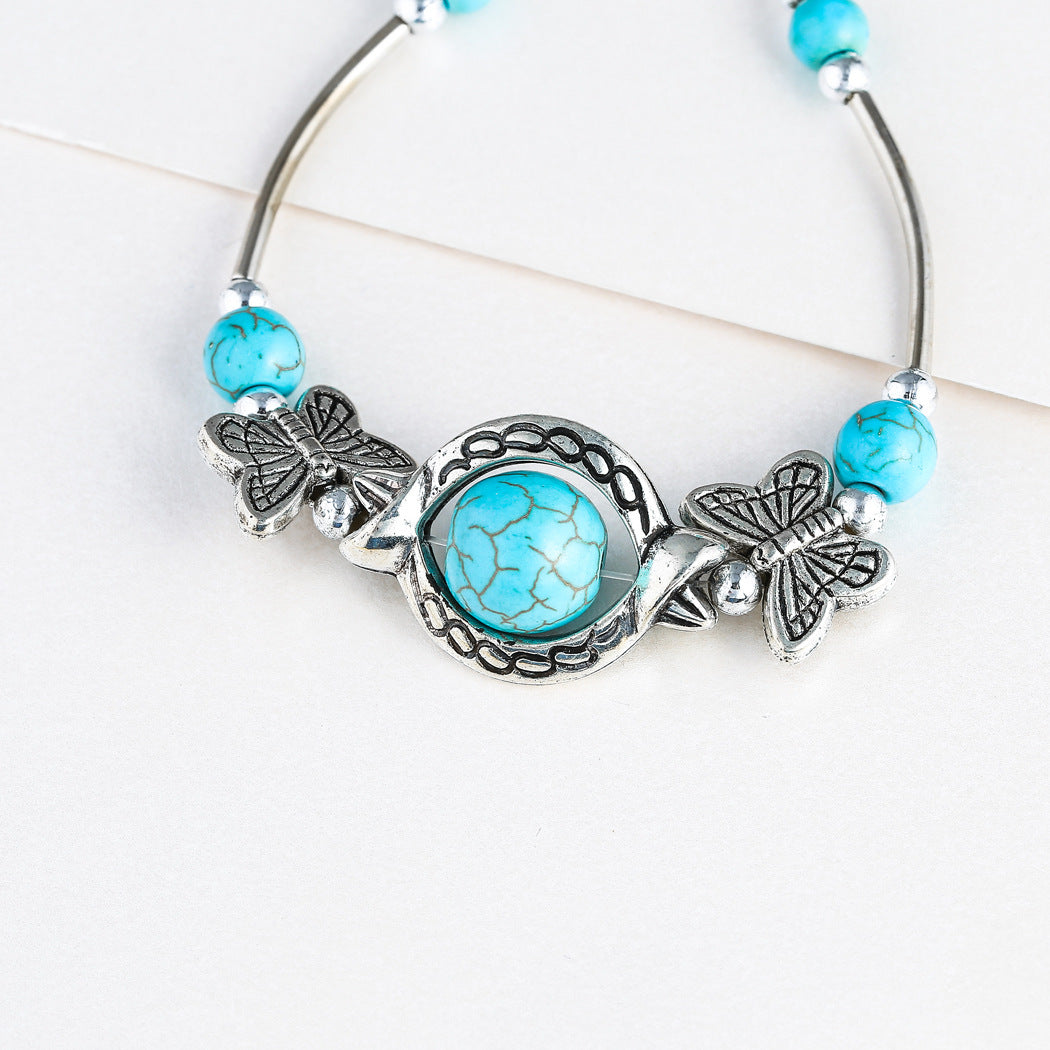 European And American Fashion Turquoise Bracelet - Amazhona 