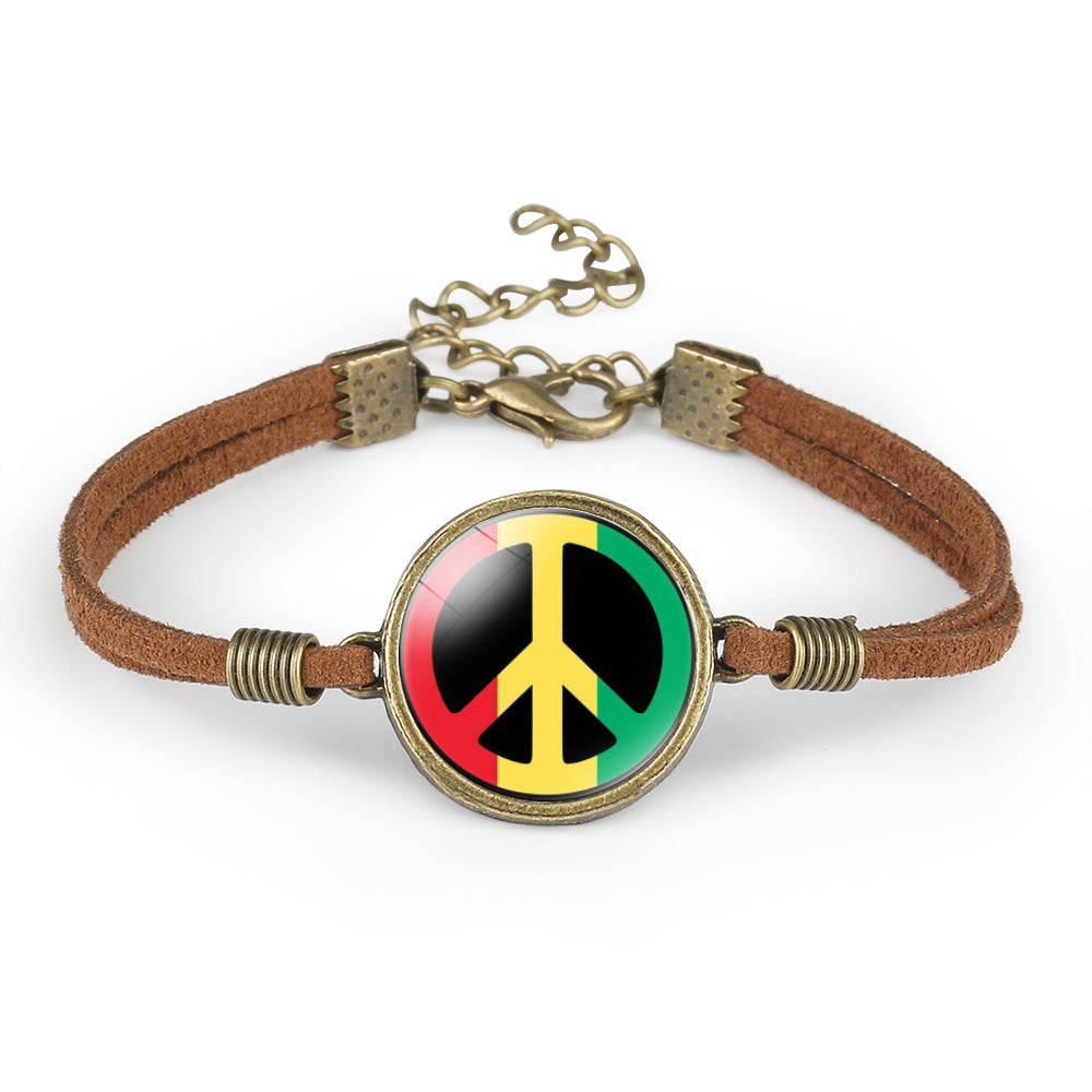 Peace Sign Symbol Sign Wild Hand Rope - Amazhona 