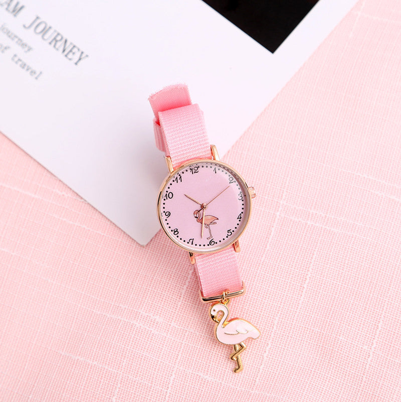 Girl Heart Watch Girl Cute Pendant Macaron Female Watch Ins Student Pendant Watch - Amazhona 