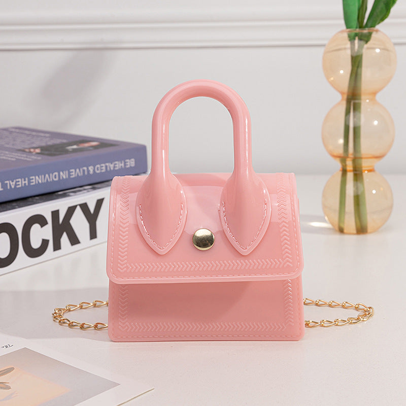 PVC Silicone Chain Bag Shoulder Messenger Mini Jelly Bag - Amazhona 