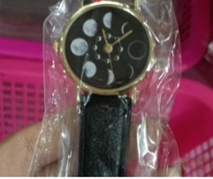 Fashion Ladies Belt moon Quartz Watch - Amazhona 