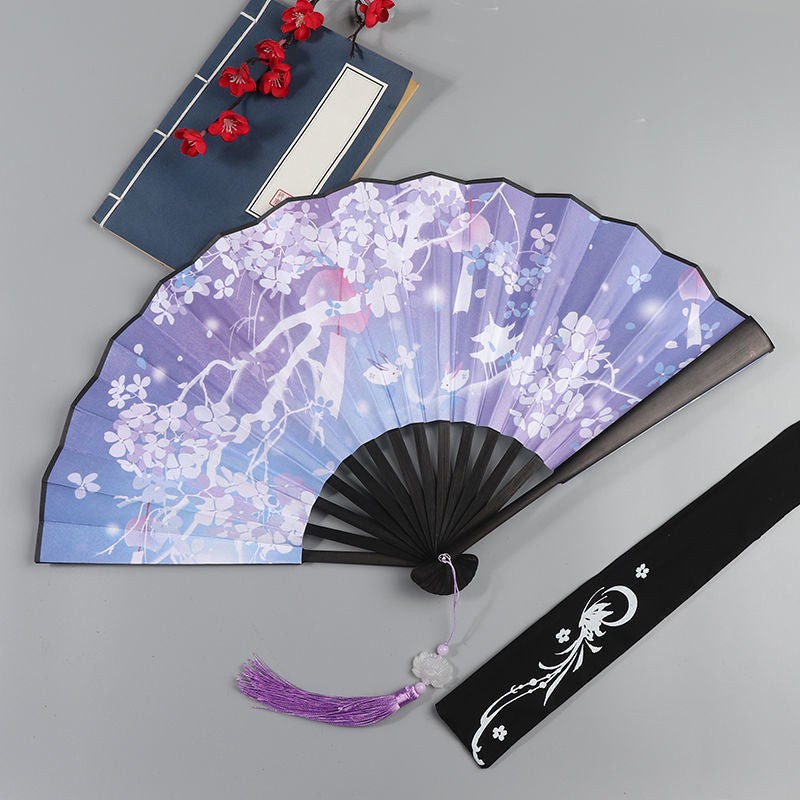 Men's And Women's Fashion Chinese Style Folding Fan - Amazhona 