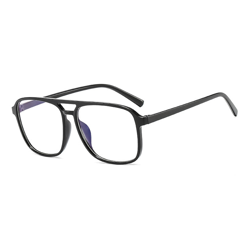 Double Beam Personality Anti-blue Light Glasses Frame - Amazhona 