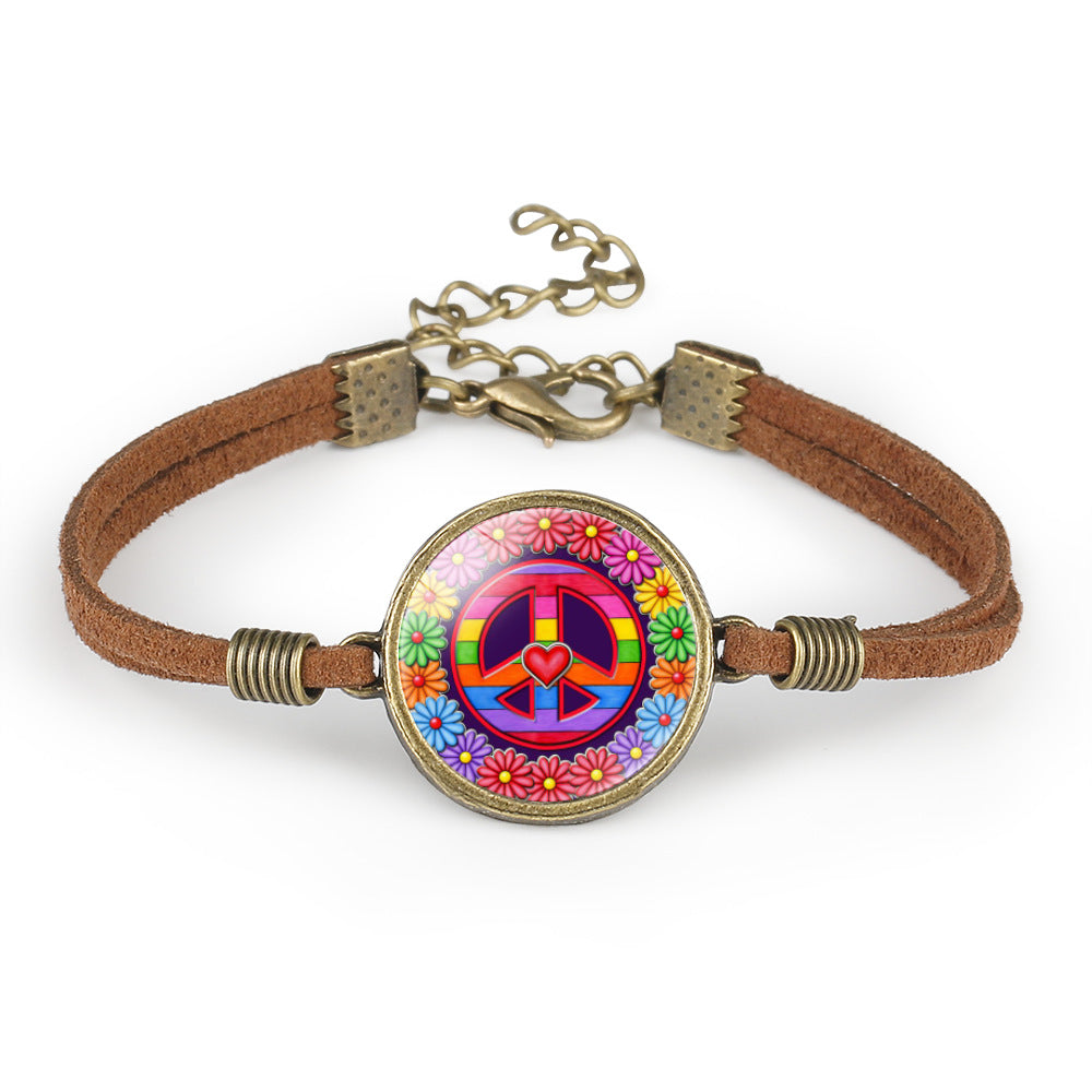 Peace Sign Symbol Sign Wild Hand Rope - Amazhona 