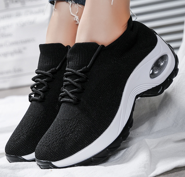 Women's Flying Socks Casual Running Shoes - Amazhona 