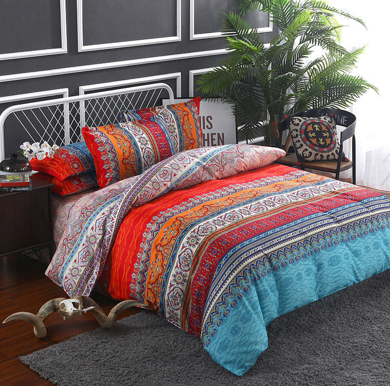 Bohemian Bedding Four-piece Set Of Ethni - Amazhona 