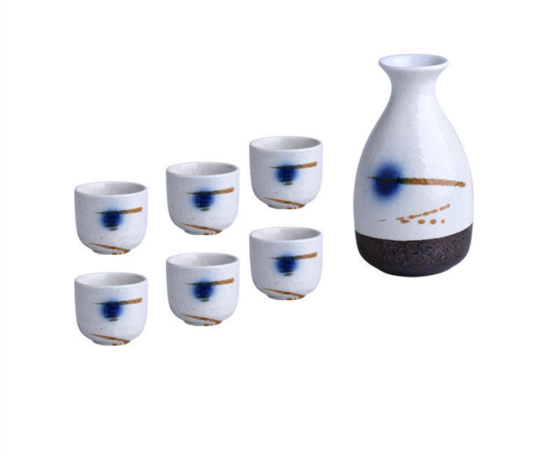 Pure Color Wine Gift Box Set Ceramic Gift - Amazhona 