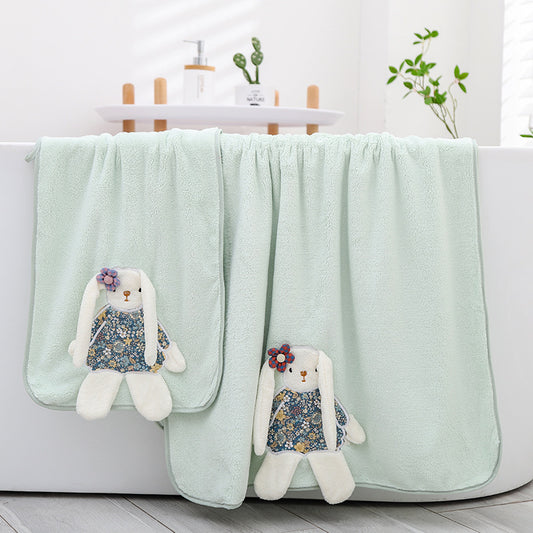 Children's Towel Baby Bath Towel Two Piece Set - Amazhona 