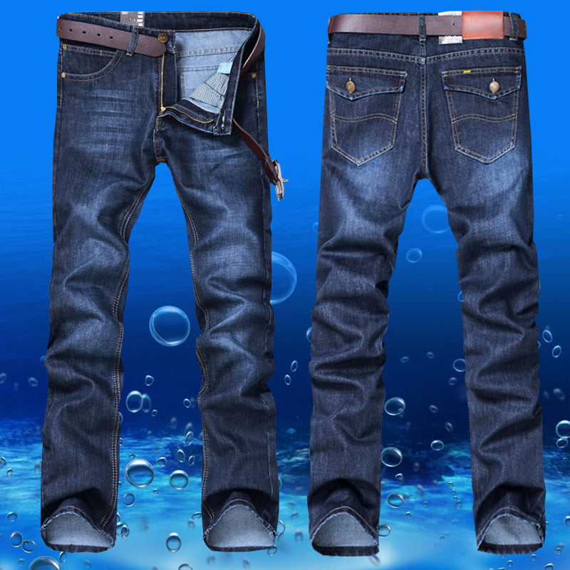 Explosive Fall Winter New Straight Slim Men's Jeans - Amazhona 