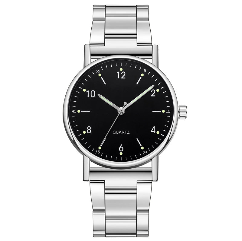 Steel band men's and women's quartz watches - Amazhona 