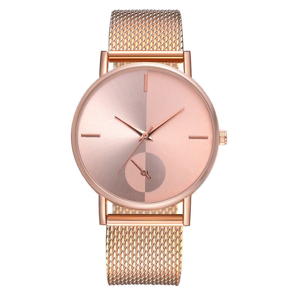 Plastic mesh strap watch - Amazhona 