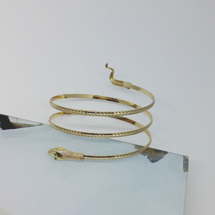 Metal Snake Shaped Bracelet Snake Bracelet - Amazhona 