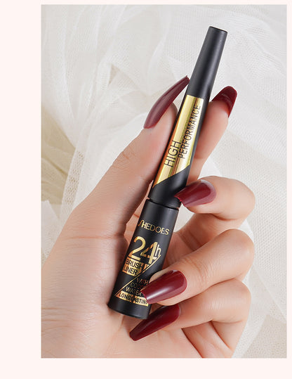 Waterproof Sweat Proof Long-lasting Hard Headed And Lazy Eyeliner