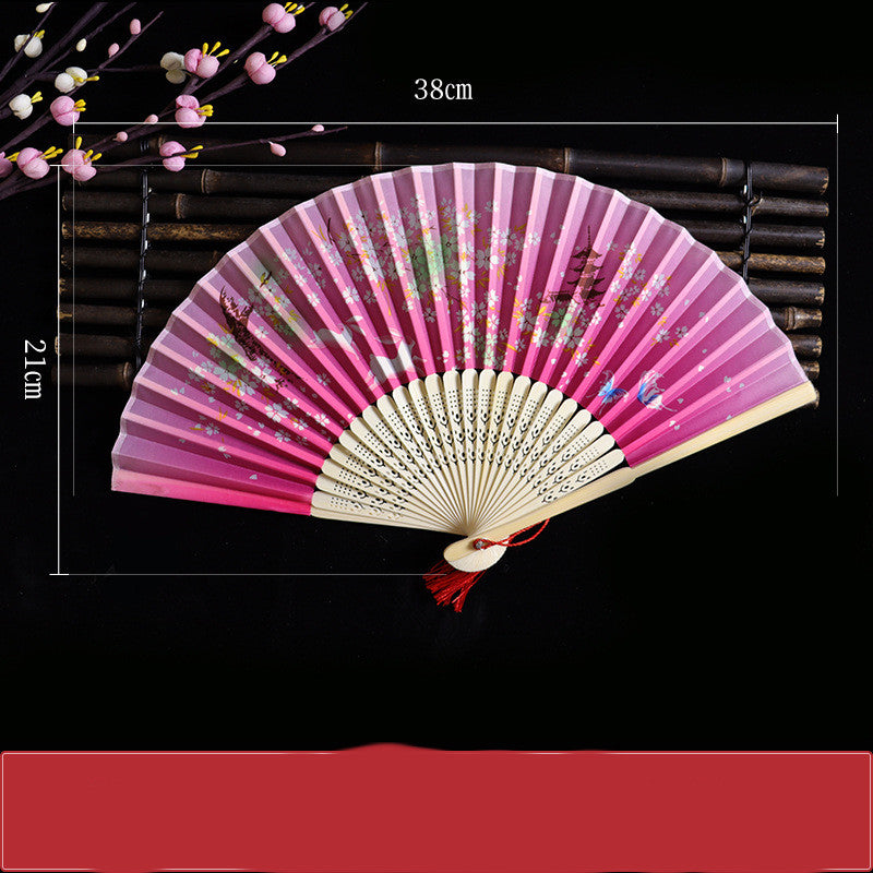 Home Fashion Japanese Print Folding Fan - Amazhona 