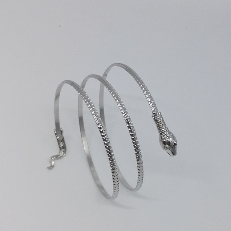 Metal Snake Shaped Bracelet Snake Bracelet - Amazhona 